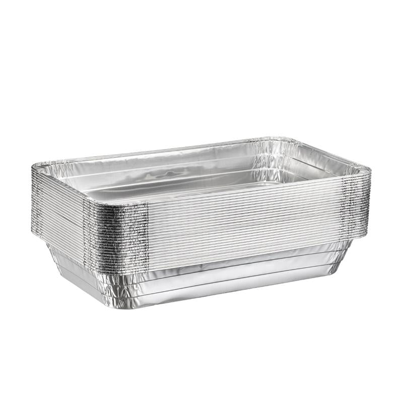 FULL SIZE MEDIUM STEAM PAN Single & 50 Count Heavy Duty (21″ x 13″)