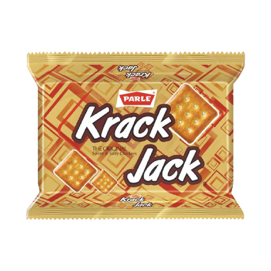 Parle Krack Jack Sweet & Salty Crackers - 264g (Pack of 6)