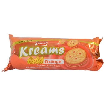 Parle Kreams Gold Orange Biscuits 66.72gm