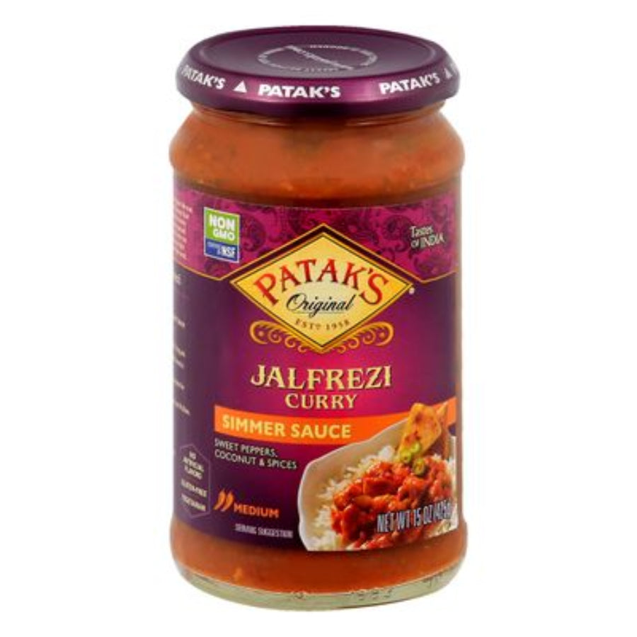 Patak's Jalfrezi Curry Simmer Sauce 425gm