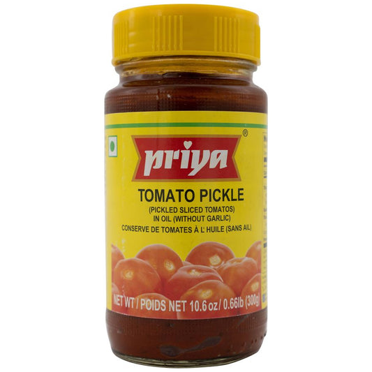 Priya Tomato Pickle (No Garlic) 300gm