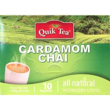 Quik Tea All Natural Cardamom Instant Chai