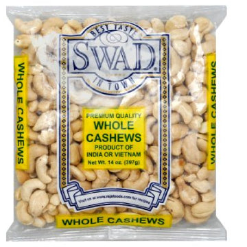 Swad Cashews, Whole 14 oz (397 g)