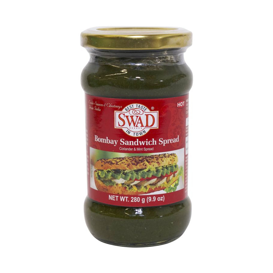 Swad Hot Bombay Sandwich Spread (Coriander & Mint) 280G