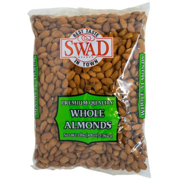 Swad Premium Almonds Whole 3LB