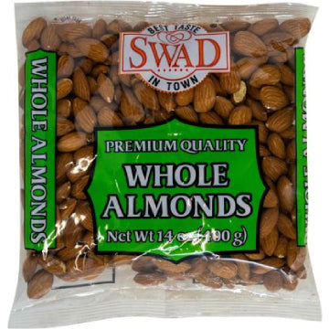 Swad Raw Almonds Whole 400gm