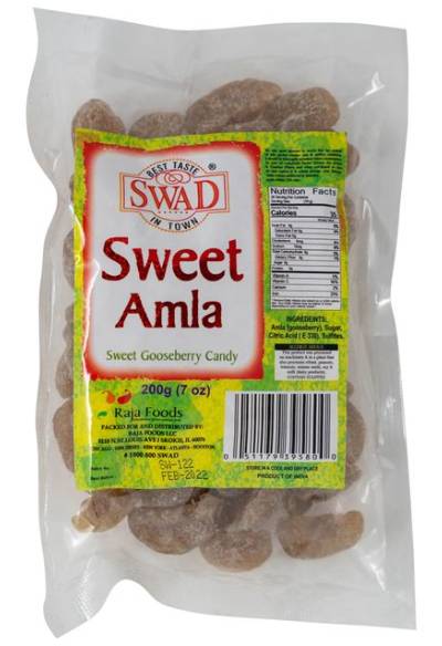 Swad Sweet Amla (Sweet Gooseberry Candy) 200gm