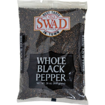 Swad Black Pepper Whole 28oz