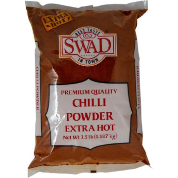 Swad Red Chilli Powder Extra Hot 3.5LB