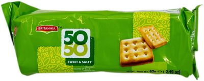 Britannia Fifty Fifty Sweet & Salty 50-50 Biscuits