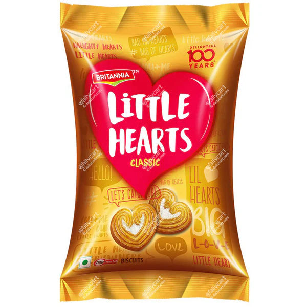 Britannia Little Hearts Biscuits, 75 g