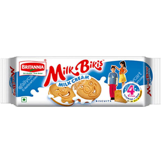 Britannia Milk Bikis Cream Biscuits, 100 g