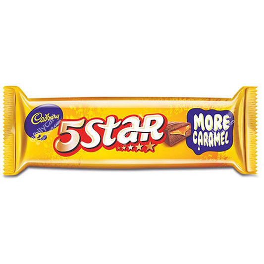 Cadbury 5 Star Chocolate Bar, More Softer, 42 g