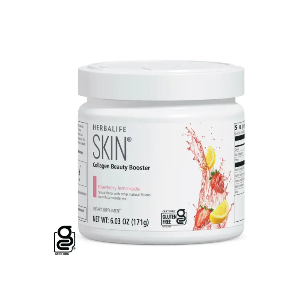 Herbalife SKIN® Collagen Beauty Booster: Strawberry Lemonade Canister (6.03 Oz)