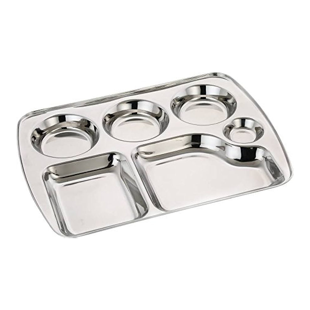 6 COMPARTMENT DINNER PLATES (50 PCS)