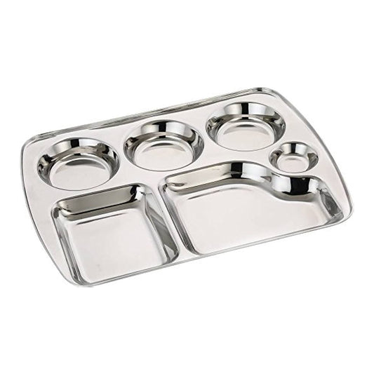 6 COMPARTMENT DINNER PLATES (50 PCS)