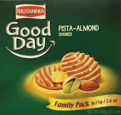 Britannia Good Day Badam Pista-Almond Biscuits Family Pack 600gm