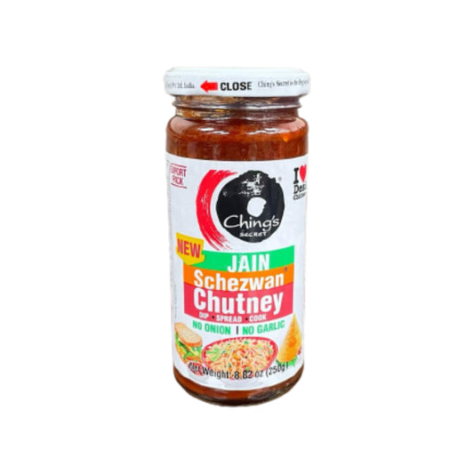 Chings Jain Schezwan Chutney No Onion No Garlic (250 GM)