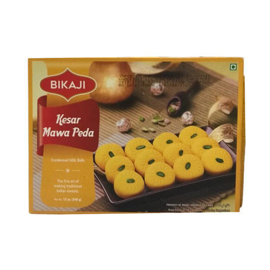 BIKAJI KESAR MAWA PEDA (340 GM)