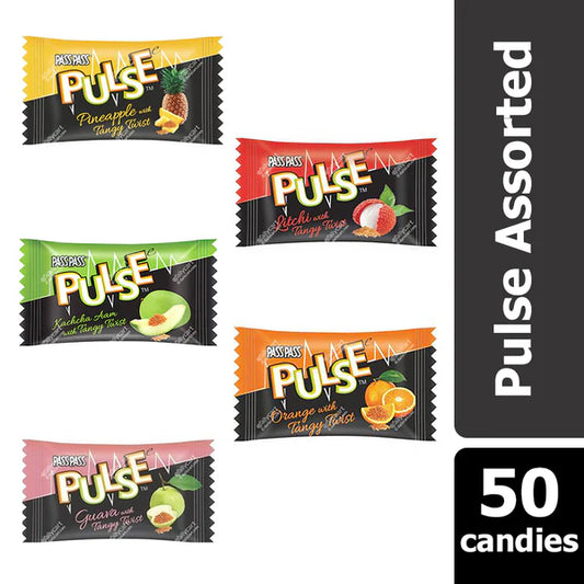 Pass Pass Pulse Candy - 3 Pulse Flavours, 50 pieces