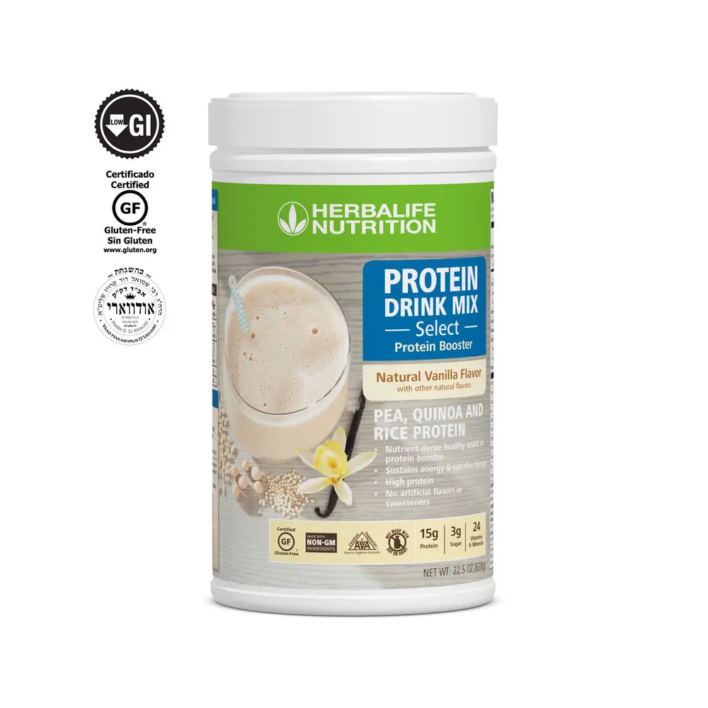 Protein Drink Mix Select: Natural Vanilla flavor (22.5 OZ)