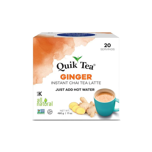 QUIK TEA GINGER CHAI (20 Pack)