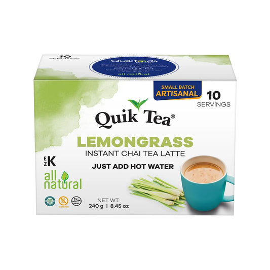 QUIK TEA LEMONGRASS CHAI (10 Pack)